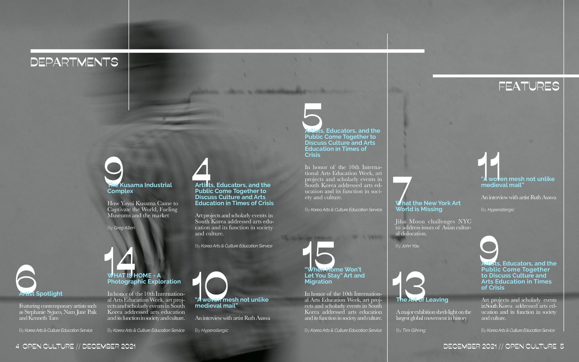 Table of Contents Page